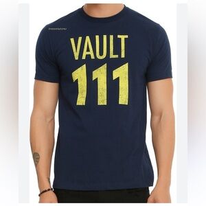 BETHESDA: Fallout Vault 111 Navy Tee Small